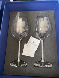 Swarovski Crystalline wine glasses (set of 2) 施華洛水晶紅酒杯 兩隻