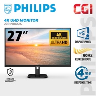 Philips 27" 27E1N1800A 4K UltraHD HDR Adaptive Sync Built-In Speaker