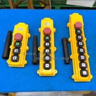 PUSH BUTTON REMOT CONTROL 6 TOMBOL SWITCH HOIST CRANE ELECTRIC -Copicop Store