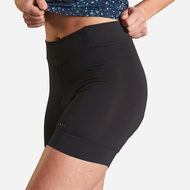 กางเกงรองในปั่นจักรยานเสือภูเขาสำหรับผู้หญิงรุ่น EXPL 500 (สีดำ)