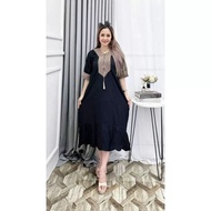 Dres dubae/daster arab renda sultan/daster kekinian