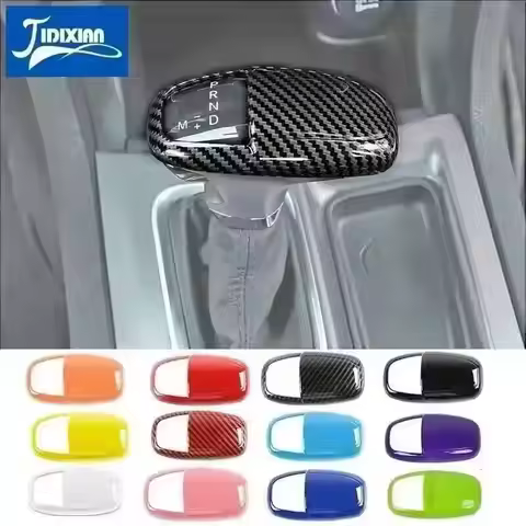 JIDIXIAN Car Gear Shift Knob Top Head Decoration Cover for Dodge Charger Challenger 2015+ for Dodge 