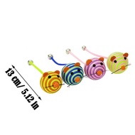 Cat Toy Interactive Plush Mouse Head Shaped Pet Toys With Bell Pet Products H9b5