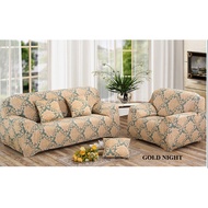 Sofa Cover Gold Nite Design 1 2 3 4 Seater