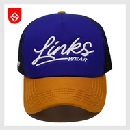 LINKSWEAR TOPI PRIA TOPI TRUCKER HAT TOPI JARING GREY TOSCA