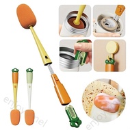 Multifunctional Creative Carrot Washing Sponge Brush With Long-Handle 3-In-1 Tumbler Bottle Cup Cove