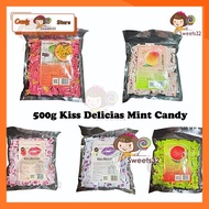 500g Kiss Delicias Sugar Free Mint Tablet Candy HALAL
