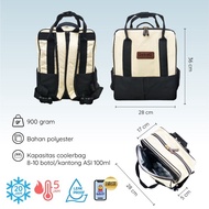 100% new gabag tas asi - backpack cooler bag 2 in 1 damar ( laptop