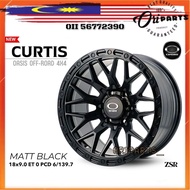 THAI ORI OASIS Wheels Sport Rim  18" 9JJ ET0 6X139.7 CURTIS 4X4 SAND BRONZE MATT BLACK OFF ROAD HILU