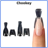 CHOOKMY 60/240/300 Pcs Dual Nail Forms, No Paper Forms 15 Size Oval Coffin Nail Forms,  Oval Acrylic
