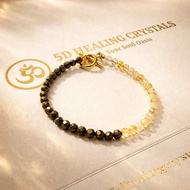 Authentic Prosperity Catalyst – Pyrite & Citrine Pyrite Citrine Crystal