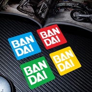 BANDAI Sticker Reflective Motorcycle Helmet Decal Jdm Car Modified Stickers