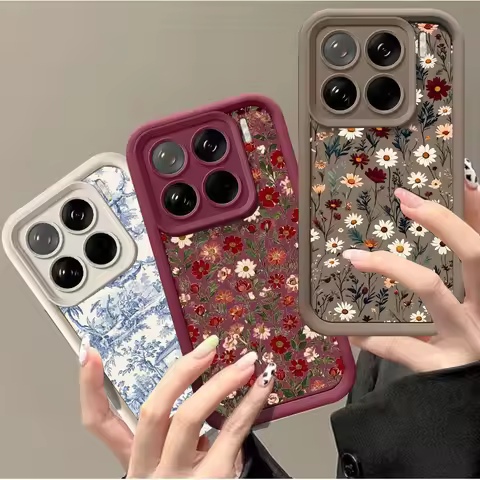Fashion Daisy Matte TPU Case For Realme 16 15 14 Pro 15T 5G 8 9 11 12 13 Pro Plus 8i C53 C55 C61 C63