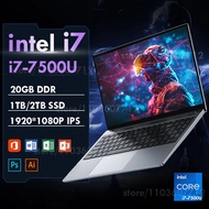 [Free Warranty] Laptop with Windows 11 i7, 14.1-inch Notebook i7, Intel Core i7-7500u, RAM 20GB, 512GB, 1TB, 2TB, SSD, for office and study