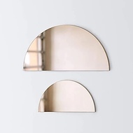 Half Round Wall Mirror Acrylic Wall Sticker Decoration Mirror Sticker