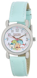 (粉藍皮帶) 日本超人氣 角落生物 卡通手錶