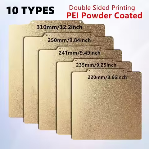 Pei Sheet 235x235 K1C Build Plate 220x220 Double Sided Spring Steel Sheet Pei Textured for Ender 3 B