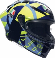 Helm Motor AGV Pista GP RR Soleluna 2022 Original Rossi Full Face Moto