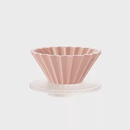 日本 ORIGAMI 陶瓷濾杯組S 粉紅色/AS樹脂