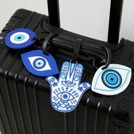 Devil's Eye Luggage Tag Loss Prevention Cultural Symbol Elements Sophistication Lightweight and