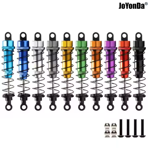 Aluminum 75MM 80MM 90MM Oil Shock Absorber for RC Cars 1/10 Adults Tamiya CC01 Axial SCX10 D90