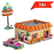 ในสต็อก 1635pcs MOC City Krusty Burgerก่อสร้างอิฐFit 10352 สําหรับเด็กคริสต์มาสชุดของขวัญ