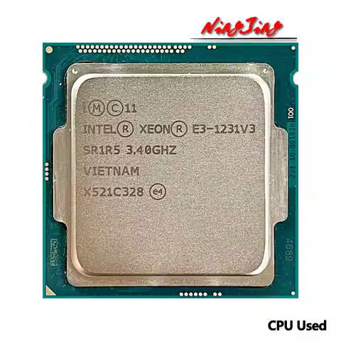 Intel Used Xeon E3-1231 v3 E3 1231 v3 E3 1231v3 3.3 GHz 8M 80W LGA 1150