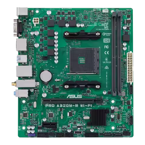 ASUS PRO A320M-R WIFIAMD A320 Motherboard AM4 2xDDR4 SO-DIMM support Ryzen 3 3200G 3000G 2400G 2200G