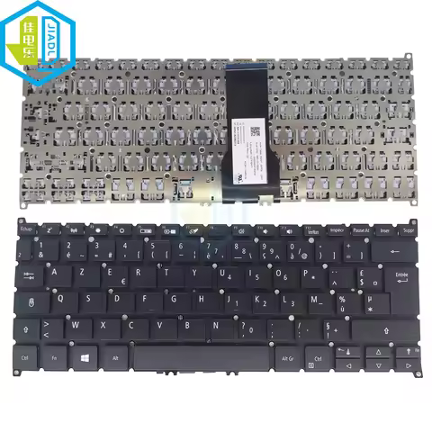 Spanish Russian French AZERTY Laptop Keyboard For Acer Spin 3 SP314-51 52 SP513-51 SP513-52N SP513-5
