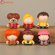 DEWDROP​ 6Pcs/Set South Park Figure Toy, The Stick of Truth Stan Marsh South Park Anime Figure, Love