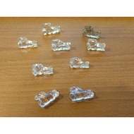 Pendant Hole-White Crystal Chinese Dragon (About 8 Miles Wide)