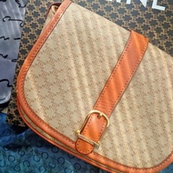 中古包 CELINE 米花凱旋門馬鞍包半月包單肩包斜背包斜揹包斜挎包