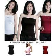 IVSHOP - Plain Women's Tube Tops Without Cups, All Sizes, Women's Kebaya Underwear Plain Long Tube T