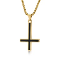 KALUNG SALIB ST PETRUS (SALIB TERBALIK) / KALUNG SALIB ANTI KARAT / KALUNG SALIB EMAS / KALUNG SALIB