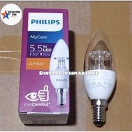 Philips E14 Yellow 5.5W LED Candle Light