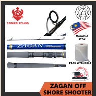 SAMURAI - ZEN ZAGAN Offshore Shooter Fishing Rod 7' 7'6 Feet PE4 Saltwater Fishing Rod Joran Zagan J