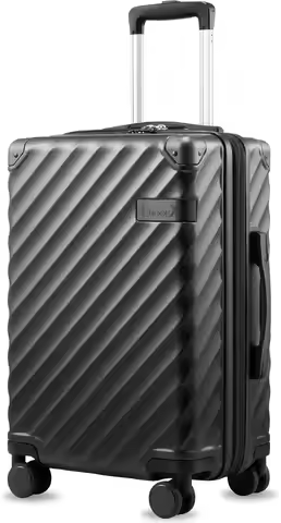 Carry On Luggage 22x14x9 Airline Approved, KVC Expandable Polycarbonate Hard Shell Suitcase for Trav