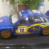 AutoArt 1/18 Subaru Impreza Rally Tommi Makinen Edition