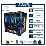 Alphard 02 PC Case | I5 13400F, 16GB Ram, VGA RX 7600, RTX 3060, RTX 5060 New Warranty 36T