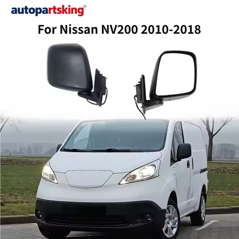 Car Electric Side Door Rearview Wing Mirror Assembly Rear View Mirrors glass For Nissan NV200 2010-2