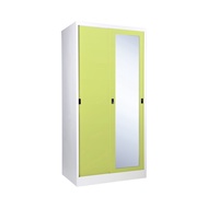 [จัดส่งพร้อมติดตั้งฟรี] KIOSK ตู้เสื้อผ้ารุ่น IXYmild บานเลื่อน กว้าง 91.4 cm. มีหลายสีให้เลือก