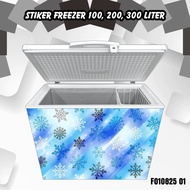Frozen 100 200 300 Liter Anti-Scratch Freezer Cover Protector Sticker F 010825 01