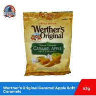 Werther’s Caramel Apple Soft Caramels 63g Creamy Chewy Limited USA Candy