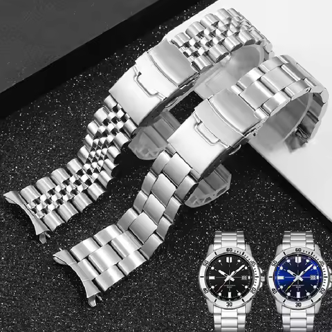 For Casio Swordfish Watchband MDV-106 MDV-107 MDV106 MDV107 Watch Band 2784 Stainless Steel Watch Ma