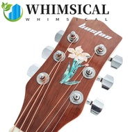 WHIMSICAL Guitar Head Sticker, Novelty PVC Guitar Panel Sticker, Folk Electric Guitar Inlay Personal
