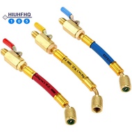 R134A R410A R22 R12 Charging Hoses and Ball Valve Kit Coded Hoses