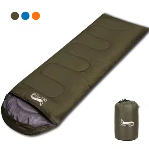 Desert&Fox Ultralight Sleeping Bags for Adult Kids 1KG Portable 3 Season Hiking Camping Backpacking 