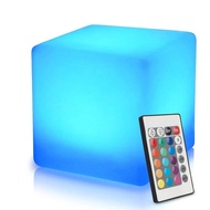 {DFTHN} Seville LED Energy Cube Lamp Square Night Light RGB 16 Colors Dimmable Decor Table Lamp for 