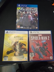 PS5 Marvel's Spider-Man 2, Avengers, Wolverine 遊戲