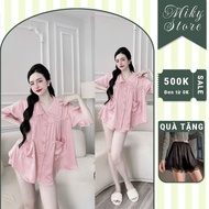 MIKY Women's Big Size Co Sen Pajamas, Soft and Lovely High Quality Latin Silk Big Size Pajamas < 70K